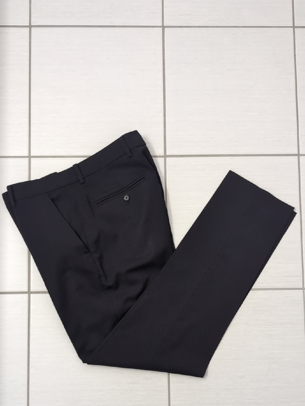 Club Monaco Navy Wool Trousers